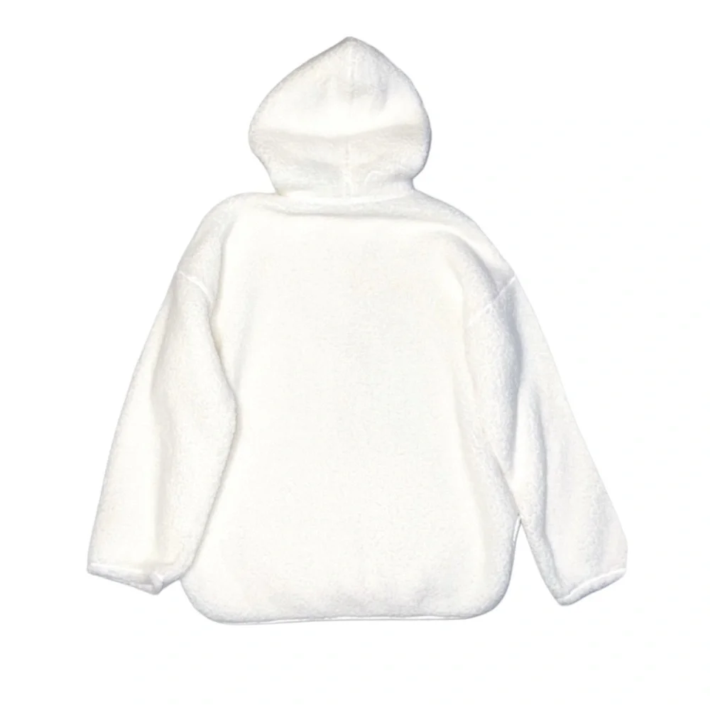 OLD NAVY Girl's Half-Zip Long Sleeve Sherpa Hoodie XXL 18 New With Tags